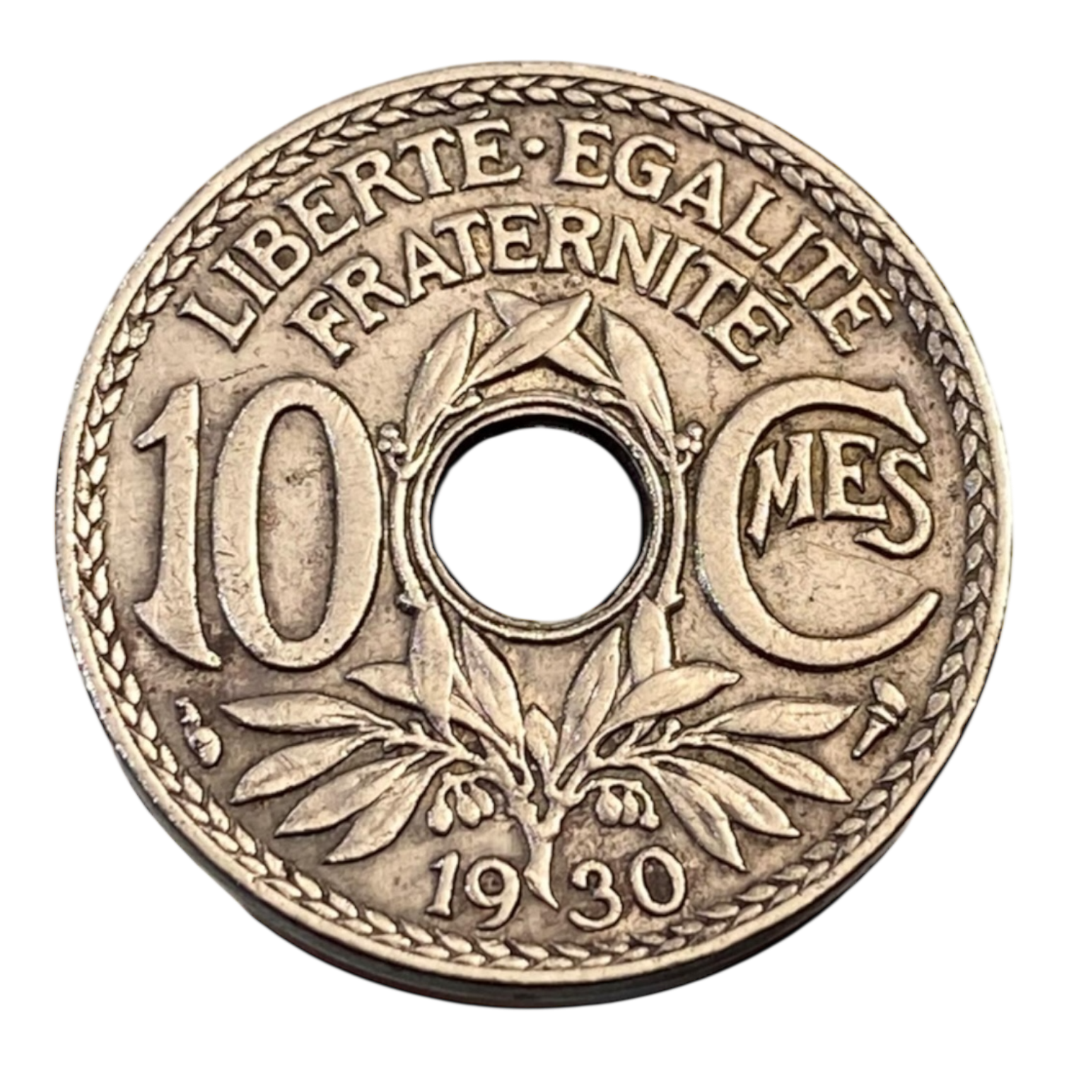  10 Centimes Lindauer de la Troisième République en 1930