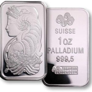 Lingotin Palladium 1 Once 31,1 Grammes